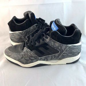 👟RARE Adidas Enforcer Mid “PELLEGRINI” Snakeskin Black-Legacy Shoes sz 12 Mens